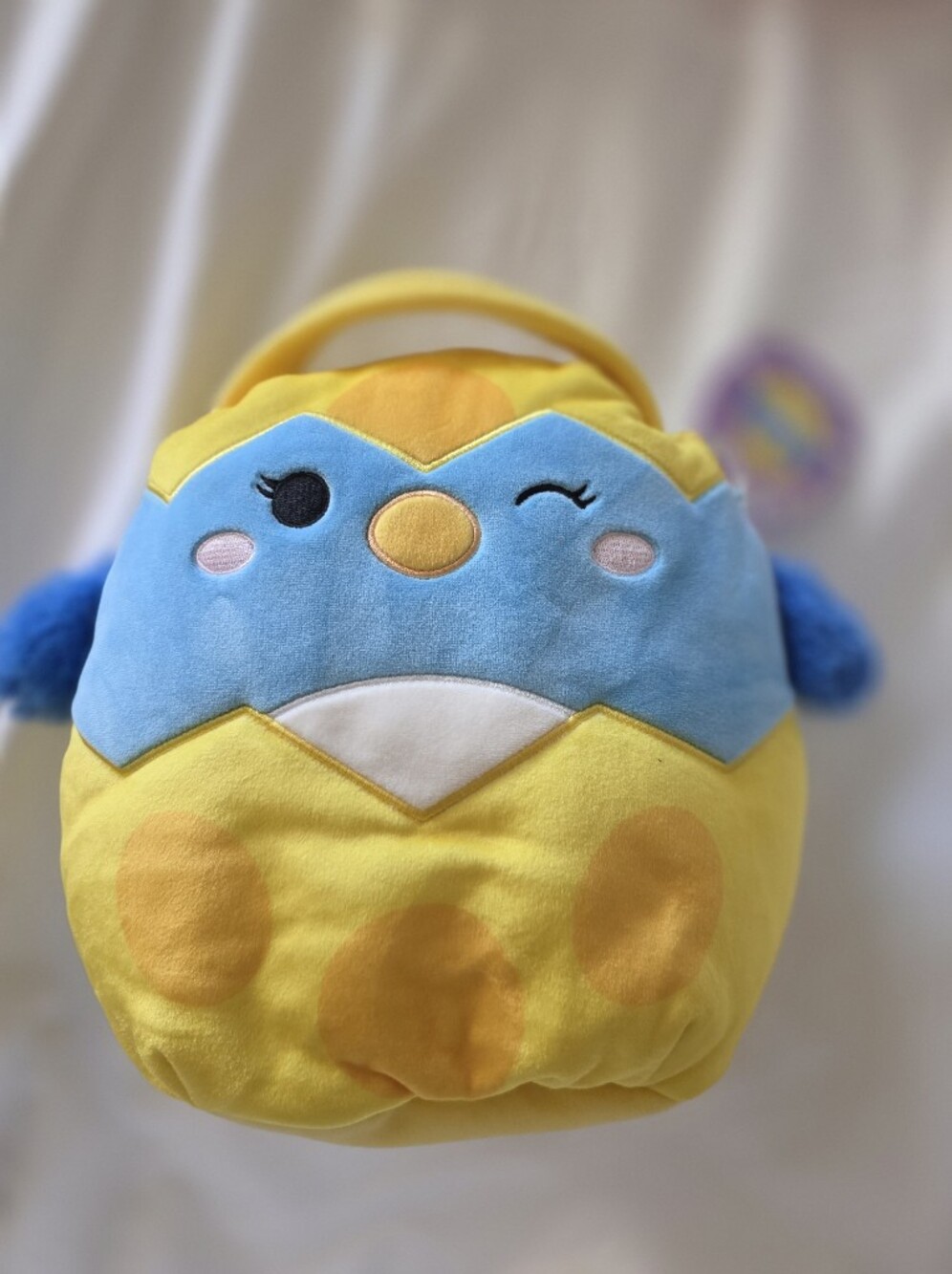Squishmallows Bebe The Bluebird Plush Easter Treat Basket